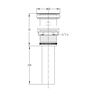 DESAGUE 1 1/4" CON REBOSE INOX
