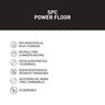 PISO SPC POWER FLOOR LIGNUM ROBLE ESPESOR:5MM FORMATO: 18.3X121.9 CM
