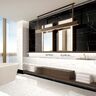 CERÁMICO ESMALTADO EVORA MARBLE BLACK BRILLO 30X60 CM