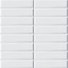 CERÁMICO ESMALTADO URBAN BRICK WHITE BRILLO 7.5X30 CM
