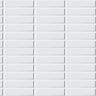 CERÁMICO ESMALTADO URBAN BRICK WHITE MATE 7.5X30 CM