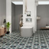 GRES PORCELÁNICO ESMALTADO DOLCE VITA TRE AZUL MATE 20X20 CM