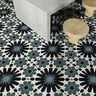 GRES PORCELÁNICO ESMALTADO DOLCE VITA TRE AZUL MATE 20X20 CM
