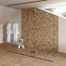 PORCELANATO ESMALTADO TRIANGLE PARMA TERRA RUSTICO 48.5X28 CM