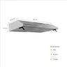 SOLE CAMPANA LINEAL HERA 80 CM