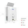 CALENTADOR A GN 3120SOLEGASN05V3C 5.5 LITROS
