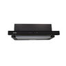 SOLE CAMPANA TELESCÓPICA SPAZIO BLACK 60 CM 59.6X32.5/49X21.5 CM