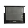 SOLE CAMPANA TELESCÓPICA SPAZIO BLACK 60 CM 59.6X32.5/49X21.5 CM