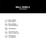 WALL PANELS EXTERIOR BLACK 21.9X290 CM