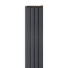 WALL PANELS EXTERIOR BLACK 21.9X290 CM