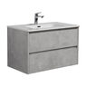 KLIPEN MUEBLE CON LAVATORIO SUSPENDIDO ELEMENTI WHITE 80X45.5X50 CM
