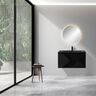 MUEBLE CON LAVATORIO SUSPENDIDO ZURICH BLACK 80X48X45 CM
