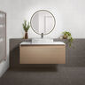 MUEBLE SIN LAVATORIO SUSPENDIDO MANTOVA BROWN 100X49X40CM CON TABLERO