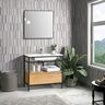 MUEBLE DE BAÑO A PISO FIRENZE 90X48X80 CM CON LAVATORIO