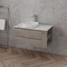 MUEBLE SIN LAVATORIO SUSPENDIDO ARMANI 100X52X50 CM CON TABLERO