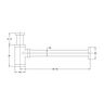 TRAMPA 1 1/4" PARA LAVATORIO KUBIKA TIPO BOTELLA GUN GREY