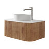 MUEBLE SIN LAVATORIO SUSPENDIDO NEW YORK CARAMEL 80X45.5X35 CM
