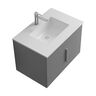 MUEBLE CON ESPEJO SUSPENDIDO LONDON GREY 80X50X53 CM MUEBLE CON ESPEJO SUSPENDIDO LONDON GREY 80X50X53 CM