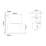 INODORO ONE PIECE PALERMO BLANCO 4L/6L - ARO ELONGADO 69.5X37X75 CM