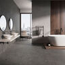 PORCELANATO ESMALTADO URBE TERRAZO GRIS OSCURO MATE 60X120 CM