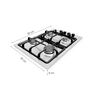 ENCIMERA A GAS SOLCO048V2 60 CM 4 QUEMADORES 65X45 CM