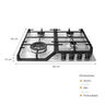 S-COLLECTION COMBO DE COCINA SOLCO063+TURE93CO+SOLHO018+SOLREF513INOX