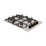 COCINA A GAS A GAS ACERO INOXIDABLE DOMÉSTICO 4 QUEMADORES 60x43.5