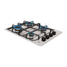 COCINA A GAS A GAS ACERO INOXIDABLE DOMÉSTICO 4 QUEMADORES 60x43.5