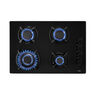COCINA A GAS SOLCO047V3 VIDRIO TEMPLADO DOMÉSTICO 4 QUEMADORES 65CM