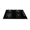 COCINA A GAS SOLCO047V3 VIDRIO TEMPLADO DOMÉSTICO 4 QUEMADORES 65CM