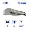 CAMPANA LINEAL ATENEA 60 CM 60X48.5X14 CM