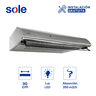 CAMPANA LINEAL ATENEA 90 CM 90x48.5x14