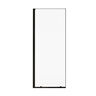 MAMPARA PARA DUCHA FIJA MINIMAL NEGRO MATE 100X198CM 8MM