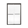 KLIPEN MAMPARA PARA DUCHA CORREDERA TWIN NEGRO MATE 130X198CM 8MM