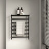 TOALLERO ELÉCTRICO REPUBLICA 50X67 CM NEGRO MATE 125W 220V