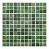 PEPELMA VIDRIO STONE VERDE 31.5X31.5 CM