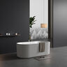 KLIPEN TINA FREESTANDING HARP BLANCA 170X80X59 CM OVALADO