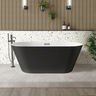 KLIPEN TINA FREESTANDING MARINE-T NEGRO 168X80X58 CM OVALADO