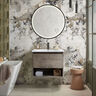 MUEBLE CON LAVATORIO SUSPENDIDO QUEEN GREY OAK 60X50X46.5 CM