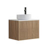 KLIPEN MUEBLE CON LAVATORIO SUSPENDIDO GLITZ OAK 59.4X45.5X45CM