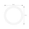 KLIPEN ESPEJO CON LUZ LED SINGAPUR REDONDO 80X80CM