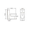 INODORO ONE PIECE NEW SIMPHONY BLANCO 4L / 6L - ARO REDONDO 73X35X64 CM
