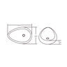 KLIPEN LAVATORIO BOWL LUGO TRAVERTINO 60X40X10 CM