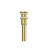 KLIPEN DESAGÜE PUSH 1 1/4" PARA LAVAMANOS SIN REBOSE PISCIS BRUSHED GOLD