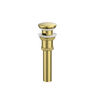 KLIPEN DESAGÜE PUSH 1 1/4" PARA LAVAMANOS CON REBOSE PISCIS BRUSHED GOLD