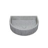 LAVATORIO BOWL 4EVER QUARTO GRIS 46.5X36X11.9 CM