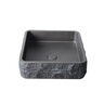 LAVATORIO BOWL 4EVER STONE NEGRO 40X40X12 CM