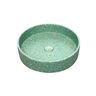 LAVATORIO BOWL NAPOLES TERRAZO VERDE MENTA 42.5X10 CM