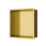 KLIPEN NICHO DECORATIVO 1 CUERPO BLOCK DORADO 33X33X10CM