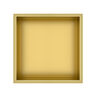 KLIPEN NICHO DECORATIVO 1 CUERPO BLOCK DORADO 33X33X10CM